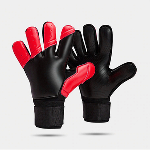 Guantes de Portero de Fútbol Profesional Transpirables de Algodón/Poliéster/Spandex con Protección de Dedos Extraíble y Cierre de Gancho y Bucle - Product Image 6