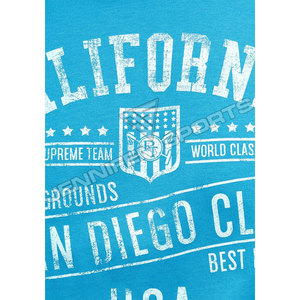 Camiseta de Manga Corta para Hombre, Cuello Redondo, 240g, 100% Algodón Jersey, Estampada, con Logotipo Personalizado, Ligera, Transpirable, Corte Regular Informal - Product Image 2