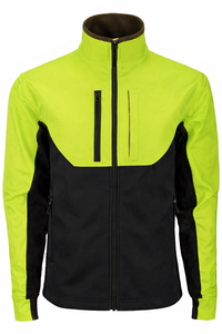 Veste coupe-vent sportive d'hiver pour homme, imperméable, respirante, à capuche, épaisse, avec logo personnalisé, idéale pour la course à pied et les activités sportives. - Product Image 2