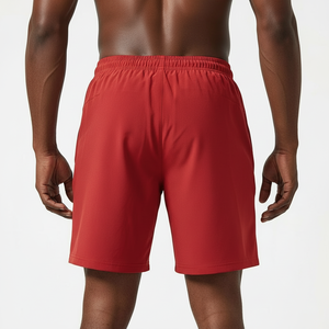Men Trending Stretch Shorts Double Stitched Hem Reinforced Seams Zipper Pockets Gym Training Shorts - Product Image 2