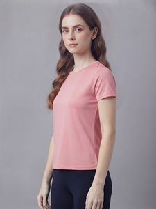 Camiseta Deportiva de Manga Corta para Mujer, Camiseta de Cuello Redondo de Algodón y Poliéster Ecológicos, Ropa Deportiva para Mujer, Estilo Deportivo - Product Image 3