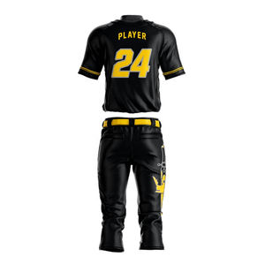 Conjunto de Pantalones y Camisetas de Béisbol Personalizadas para Clubes/Escuelas - Ligeras, Transpirables, con Protección UV y Absorción de Humedad - Product Image 3