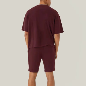 Conjunto de Shorts y Camiseta Premium para Hombre, Corte Relajado, Verano, Algodón Transpirable y Ligero, Dos Piezas, Logotipo Personalizado, Venta al Por Mayor - Product Image 5