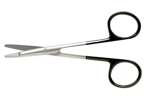Tijeras de Disección Supercut Kilner Ragnel de Acero Inoxidable OEM de Alta Calidad con Recubrimiento de Polvo Negro y Anillas para los Dedos, Tijeras Quirúrgicas - Product Image 4