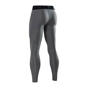 Nouveau design Legging homme coupe ajustée Collant de compression athlétique Léger Respirant Polyester/Coton pour l'entraînement cardio et la gym - Product Image 2