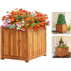 Acacia Wood <b>Planter</b> Box Wholesale | Minimalist Design Wooden <b>Planters</b> India - Product Image 2