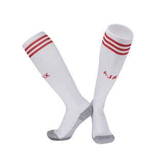 Chaussettes de football mi-hautes à rayures, respirantes, tricotées pour adultes, vêtements de sport, été, en Spandex et Polyester - Product Image 4