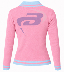 Suéter de punto verde informal para mujer de la hermandad Gamma Phi Delta con estampado de letras GPD, suéter con letras en la parte superior, personalizable con cualquier logotipo - Product Image 2