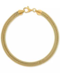 Bracciale a catena a forma di serpente a diamante da uomo in oro 14k su argento Sterling | Macacy's - Product Image 3