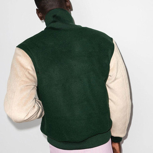 Chaqueta Bomber Varsity Personalizada para Hombre, Bordada, con Letras, Manga de Nailon, Color Personalizado, Secado Rápido, Alta Calidad - Product Image 2