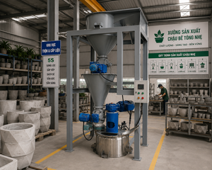 Système de production intégré pour ciment léger 300 kg 380 V Système de production de ciment léger VIETNAM 18,5 kW - Product Image 1