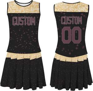 Uniforme de cheerleading de qualité supérieure avec une construction de tissu avancée, ensemble d'uniformes de cheerleading avec un design confortable - Product Image 1