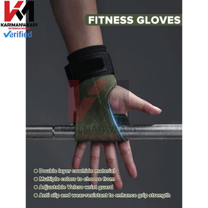 Guantes de Levantamiento de Pesas de Primera Calidad al por Mayor, Resistentes a la Abrasión, de Cuero Sintético, con Logotipo Personalizado - Product Image 2