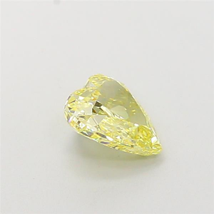 Diamant de laboratoire cultivé, taille cœur, 1,09 carat, VS2, excellente qualité, pierre précieuse élégante, jaune intense fantaisie, diamant non monté. - Product Image 3