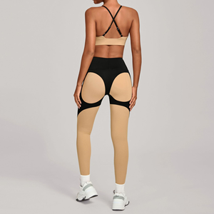 Heavy Fashion Printed Fitness Workout Yoga Set Sports Bra And Legging Set - Product Image 5