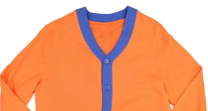 Custom Men's Double Breasted Wool/Acrylic <b>Cardigan</b> Sweater Solid Color Winter Apparel for School Spirit - Product Image 2
