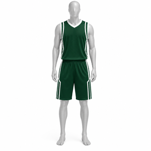 Nouvelle conception, uniforme de basket-ball 100% polyester sans manches, prix de gros, vente chaude, uniforme de basket-ball pour hommes - Product Image 1