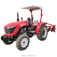 Nouveau tracteur agricole 4x4 de 70 CV avec moteur diesel automatique et boîte de vitesses, respectueux de l'environnement, avec équipements.