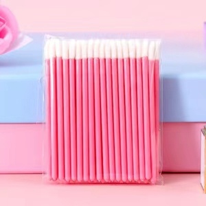 50 pinceles desechables para labios con punta suave, exfoliante labial tipo microblading para uso en maquillaje permanente - Product Image 6