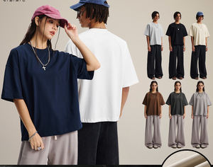 T-shirt Homme 100% Coton 230 Grammes Coupe Oversize Écologique Séchage Rapide Col Rond Épaules Tombantes Streetwear Uni Grammage Lourd - Product Image 6