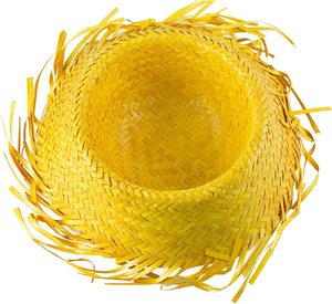 Sombrero Mexicano de Paja de Seagrass Colorido, Hecho a Mano en Vietnam, para Fiestas, Carnaval, Viajes y Uso al Aire Libre - Product Image 3
