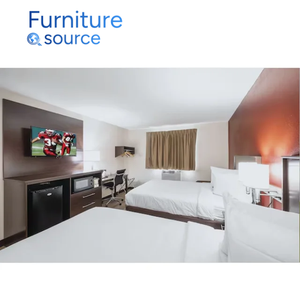 Meubles d'hôtel haut de gamme rembourrage en bois massif en cuir PU chambre à coucher personnalisée Design OEM Vietnam projet d'hospitalité fournisseur - Product Image 2