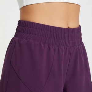 Pantalones Cortos de Mezclilla Transpirables de Cintura Alta para Mujer, Estilo Casual, Nuevo Estilo, MOQ Bajo, Corte Regular, Color Sólido - Product Image 3