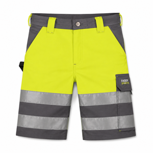 Shorts de travail haute visibilité, shorts de sécurité réfléchissants, shorts cargo multi-poches, uniforme de travail d'été pour les ouvriers du bâtiment - Product Image 5