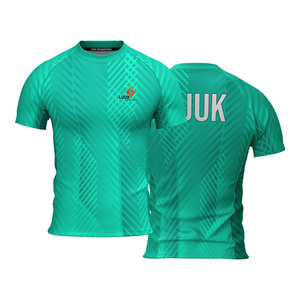 T-shirt de sport pour homme personnalisé, anti-bactérien, respirant, à séchage rapide, coupe classique, 100% polyester, imprimé par transfert thermique - Product Image 4