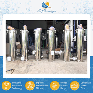 Boîtier de filtre en acier inoxydable de qualité supérieure, grade 304, cartouche micron, réservoir sous pression pour filtration d'eau avec garantie d'un an - Product Image 4