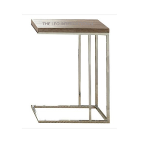 Shiny Polished Side <b>Table</b> Aluminum Metal Unique Luxury Home Hotel Restaurant Furniture Accessories Side <b>Table</b> - Product Image 6