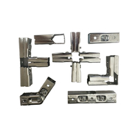 Connecteurs carrés en acier inoxydable SS304 à angle droit de 90 degrés, bidirectionnels, pour soudage et découpe laser, connecteur de 21 mm