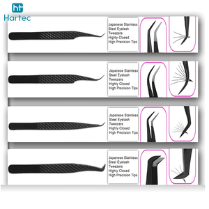 Best Supplier New Trendy Customized Made High-Precision Salon-Grade Pointed Stainless Steel Eyelash Extension and Volume Tweezer - Product Image 6