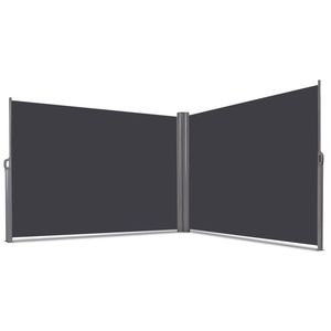 Tenda Laterale Retrattile Doppia Pieghevole 237 X 63 Pollici per Patio Esterno - Product Image 3