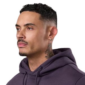 Sudadera con Capucha Morada para Hombre, Informal, de Forro Polar, Manga Larga, para Invierno, Deportiva - Product Image 4