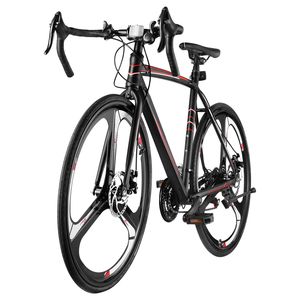 Bicicleta Urbana Deportiva para Adultos 700C, Bicicleta de Carretera de Carreras con Sistema de Transmisión SHIMANO de 21 Velocidades para Desplazamientos Diarios y Paseos por la Ciudad - Product Image 1