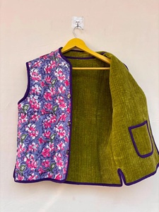 Suzani Embroidery Cotton <b>Velvet</b> Short Vintage Beaded Floral Sleeveless Vest Boho Hippie <b>Jacket</b> Women Ethnic Winter - Product Image 2