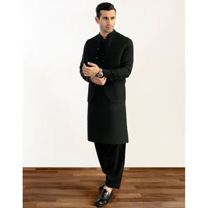 Nouvel ensemble traditionnel islamique pour homme en coton Shalwar Kameez 2026, séchage rapide, haute qualité, fabriqué au Pakistan - Product Image 1