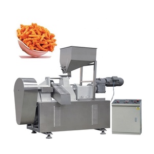 PLC kiểm soát tự động <span class=keywords><strong>kurkure</strong></span> Nik nak đồ ăn nhẹ máy đùn Puff thực phẩm chế biến nhà máy sản xuất 100-150 kg/giờ - Product Image 1