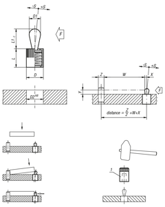 K0368 Plongeur à ressort latéral, force de ressort sans joint D=6, D2=6, L1=4, aluminium, composant : acier - Product Image 4