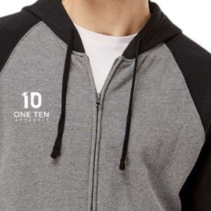 Unisex Casual Full <b>Zip</b> <b>Hooded</b> Sweatshirt Special Blend Fabric Soft Comfortable Hoodie for Gym Running Streetwear and Daily - Product Image 3