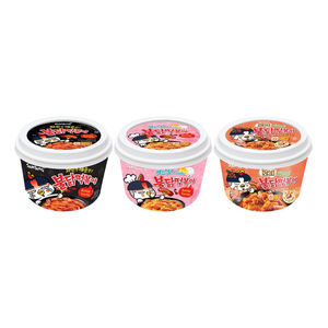 Pastel de Arroz Coreano Cremoso y Picante de Primera Calidad, Producto de Moda, Samyang Buldak Carbonara, Sabor a Pollo Picante, Topokki 179g - Product Image 1