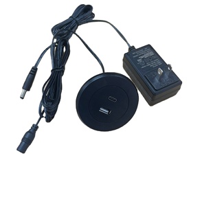 Elegante Estación de Carga PW-Q11 Negra/Blanca, Diseño Redondo con Puerto USB Tipo-C, Diseño Flexible, Material de PC, Hecho en Vietnam - Product Image 6