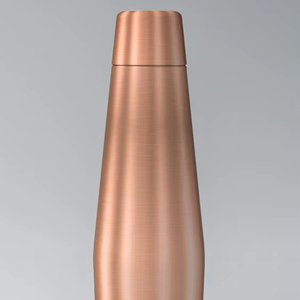 Bouteille d'eau en cuivre pour des habitudes d'hydratation saines, réutilisable, écologique, en métal, favorisant une hydratation sûre et une utilisation quotidienne. - Product Image 1