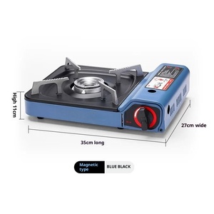 Estufa de Camping Portátil para Exteriores, Resistente al Viento, con Tanque de Gas, Estufa de Gas Comercial con Encendido Magnético - Product Image 6
