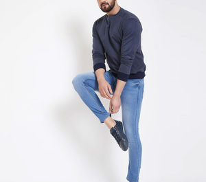 <b>Mens</b> everyday fleece <b>pullover</b> sweatshirt for winter casual outfits - Product Image 6