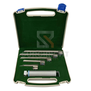Ensemble de laryngoscope vétérinaire, 5 lames Miller, 75-210 mm, kit d'intubation, instrument chirurgical manuel en acier inoxydable, hôpital MOL - Product Image 4
