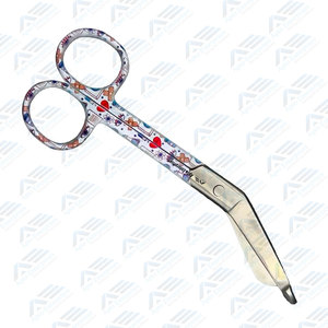 Ensemble de ciseaux infirmiers en acier inoxydable, ensemble d'instruments médicaux professionnels, motif d'impression personnalisé en couleur, ensemble d'instruments de salle d'habillage - Product Image 3