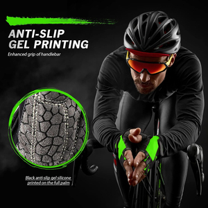 Factory Direct Customizable Wholesale New Design Summer Half <b>Finger</b> Unisex Cycling Gloves Adjustable Wrist <b>Strap</b> Hook Loop - Product Image 5