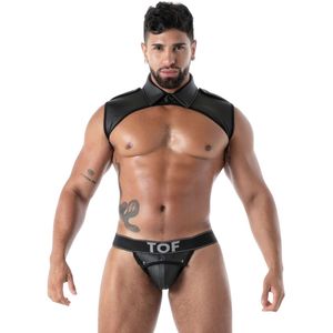 Jockstrap Deportivo de Neopreno Grueso con Cordones, Ecológico, Negro, para Hombre, Estilo Fetiche, con Soporte - Product Image 2